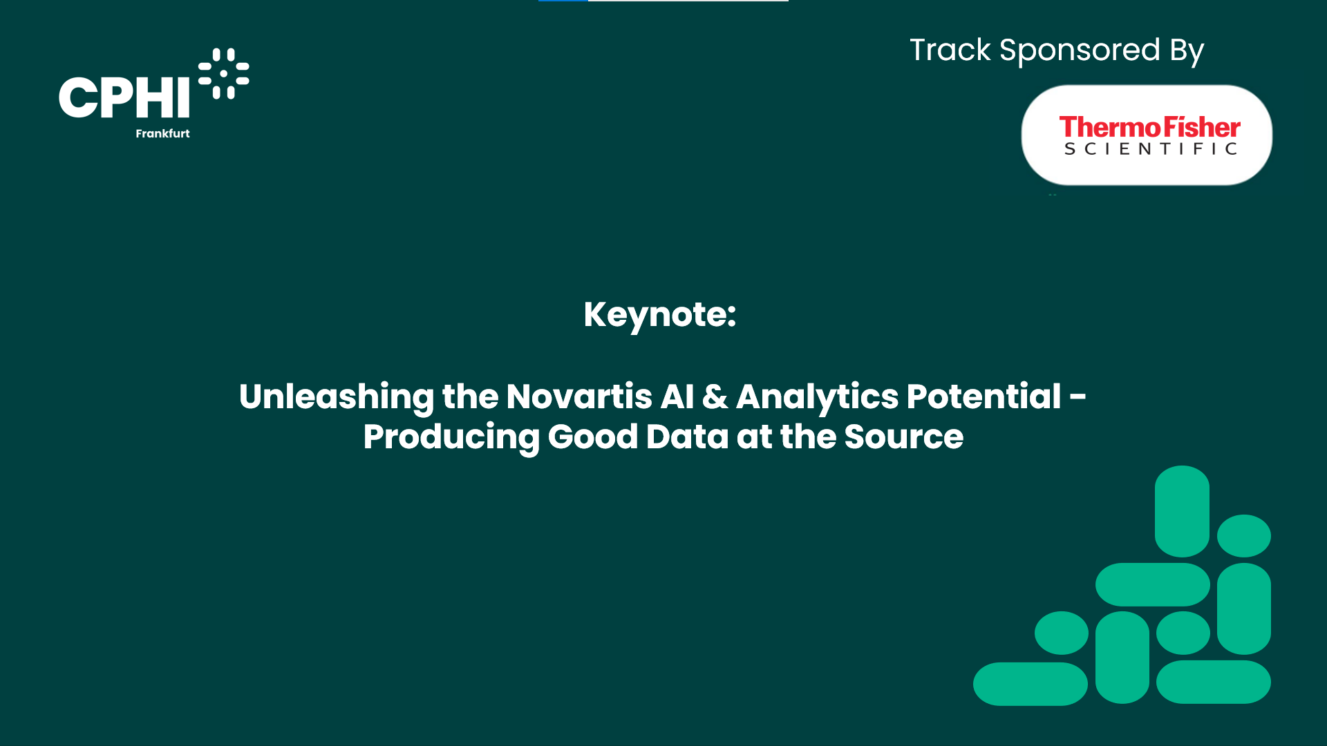 Keynote: Unleashing the Novartis AI & Analytics potential - Producing Good Data at the Source